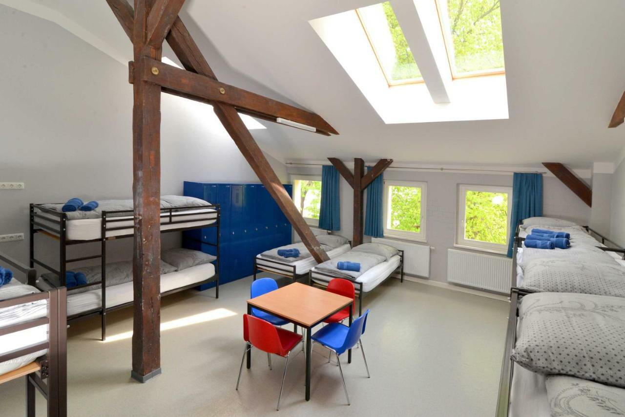 Hostel in Guben Buitenkant foto